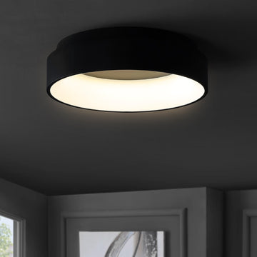 Ring 17.7" Integrated LED Flush Mount Ceiling Light - JONATHAN Y